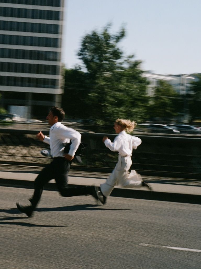City Runners Photography Poster. poster detail