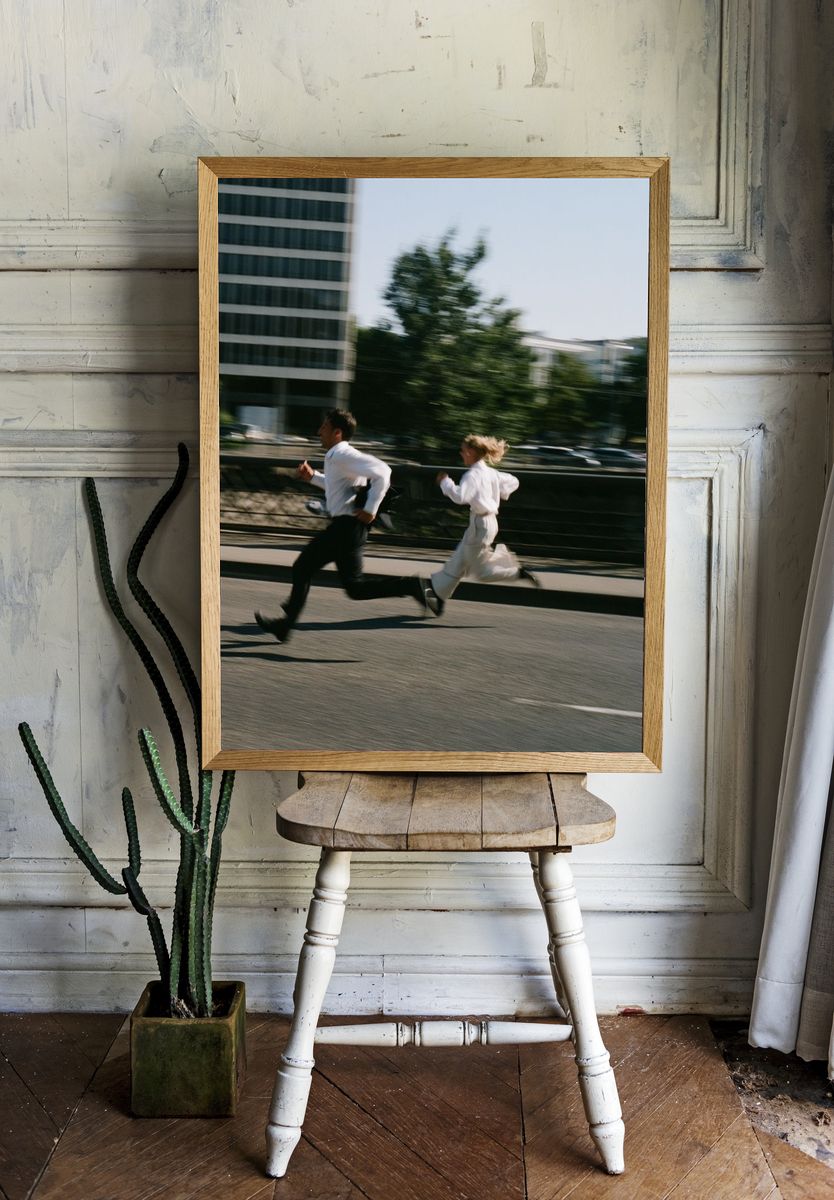 City Runners Photography Poster. room preview