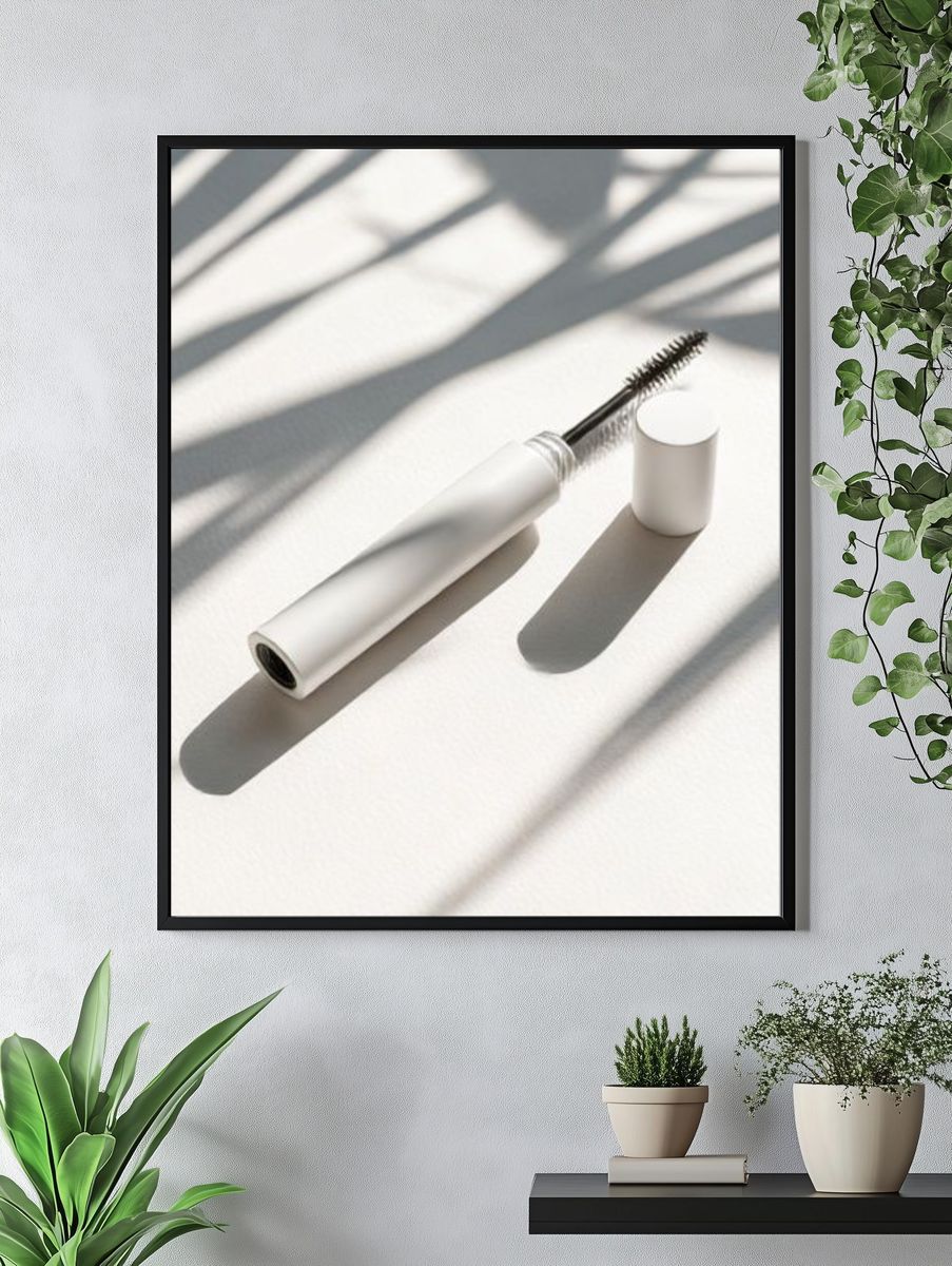 Minimal Mascara Still Life Poster. — room view 4