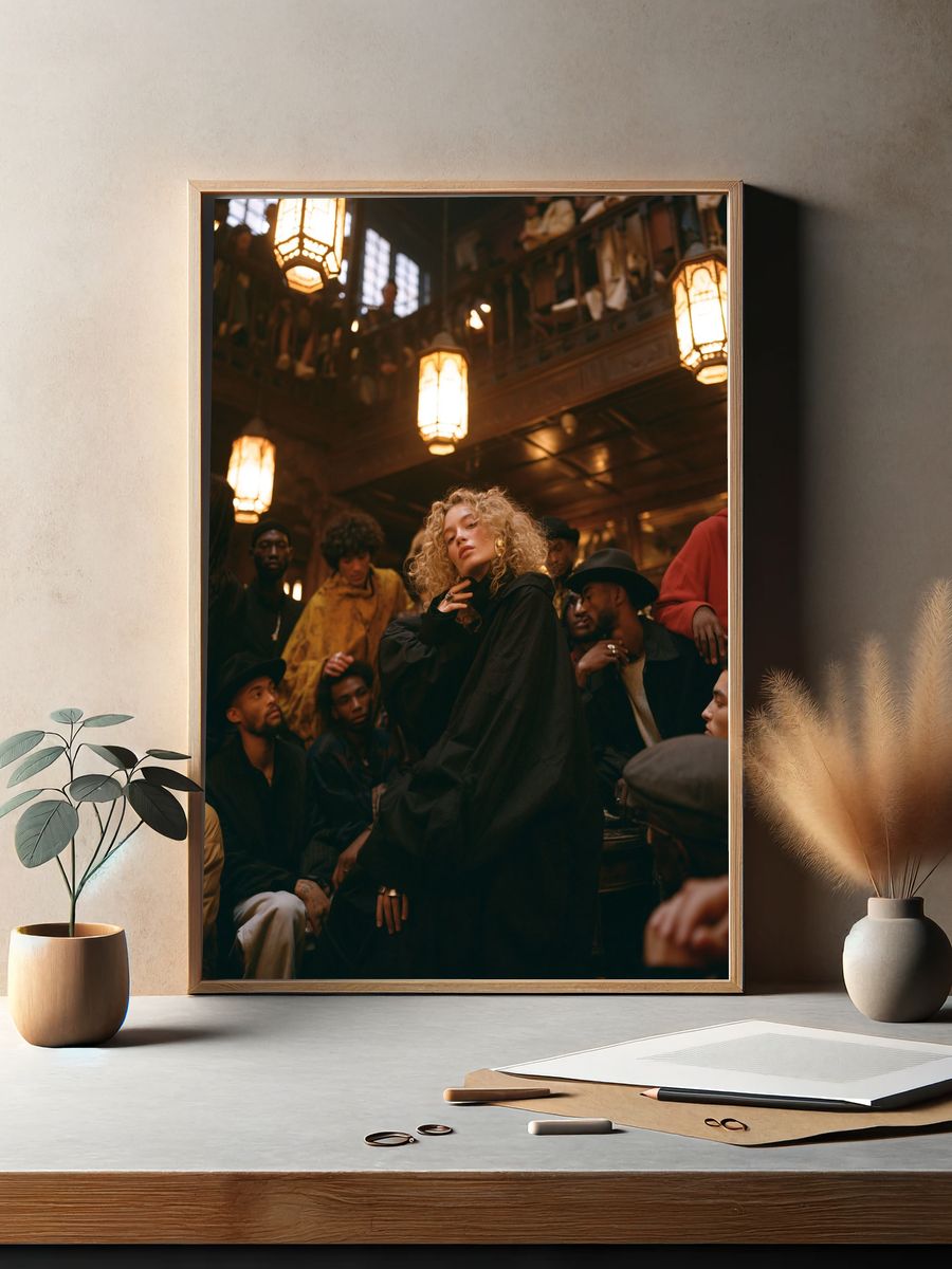Cinematic Fashion Portrait Poster. — room view 2
