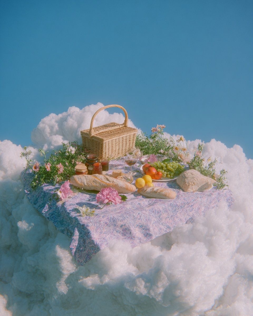 Heavenly Picnic — Photography Print. poster detail