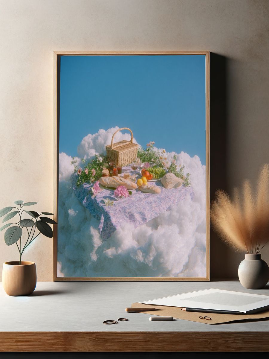 Heavenly Picnic — Photography Print. — room view 2