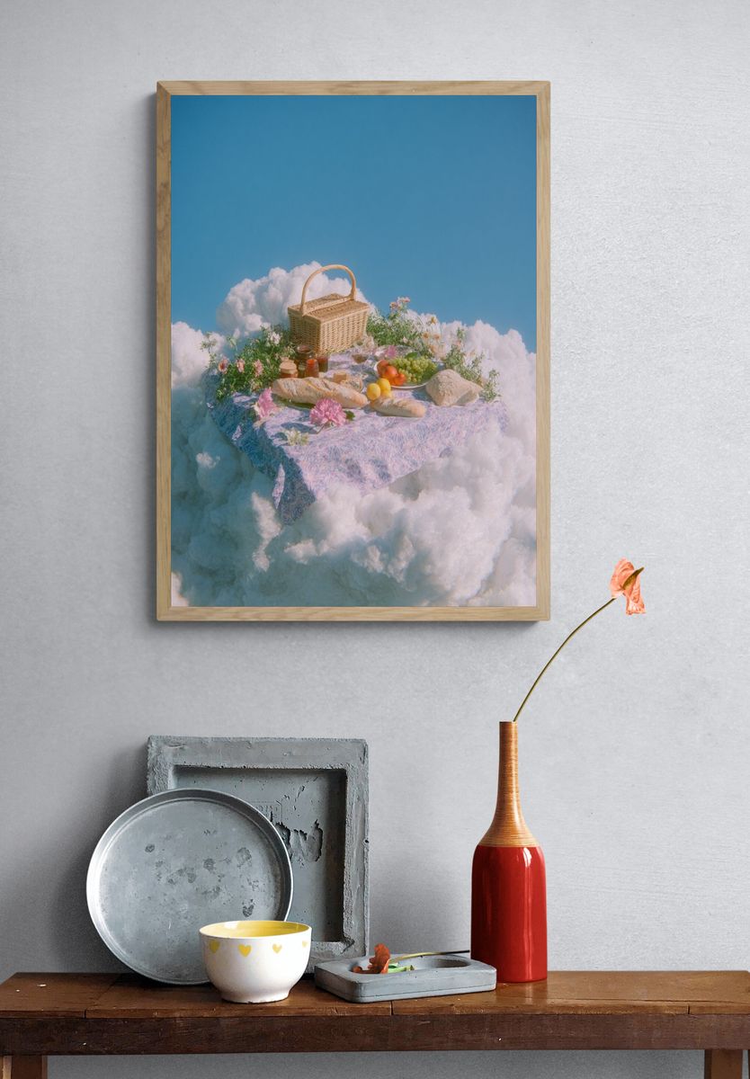 Heavenly Picnic — Photography Print. — room view 3