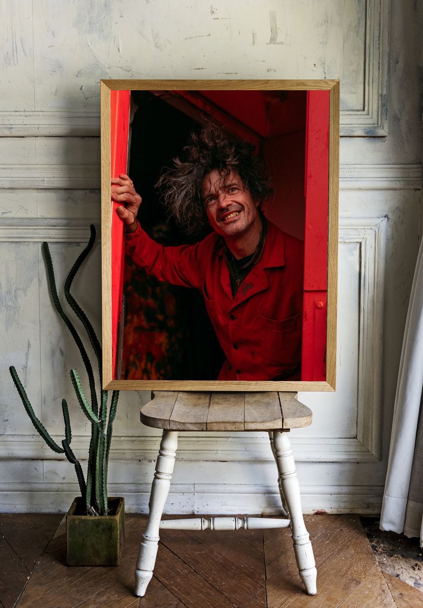 Red Door Portrait Photography Poster. room preview
