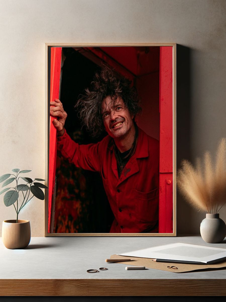 Red Door Portrait Photography Poster. — room view 2
