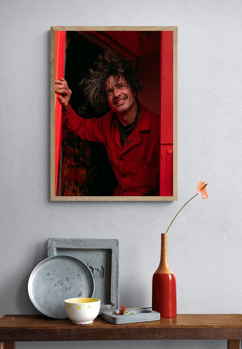 Red Door Portrait Photography Poster. — room view 3