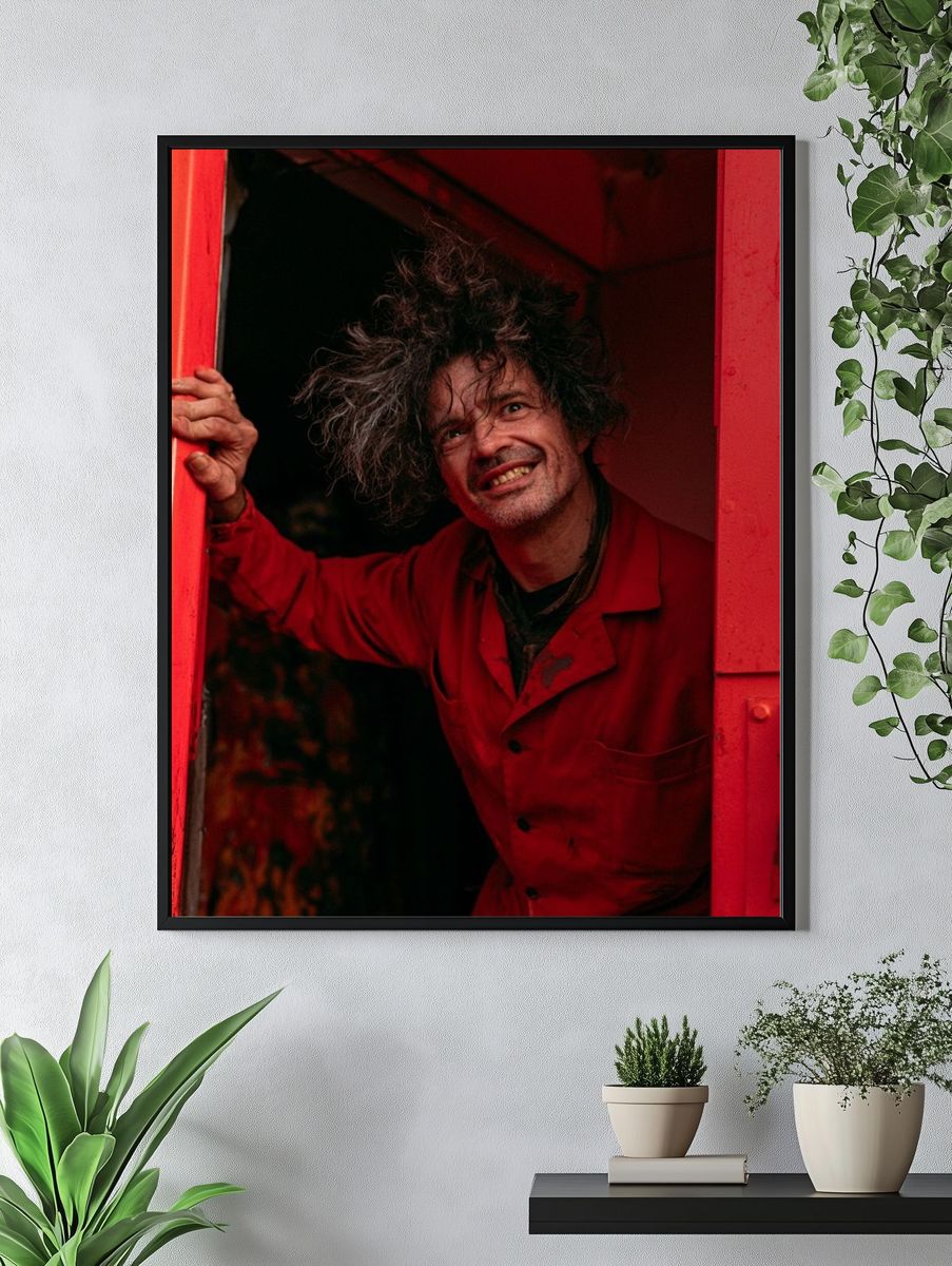 Red Door Portrait Photography Poster. — room view 4