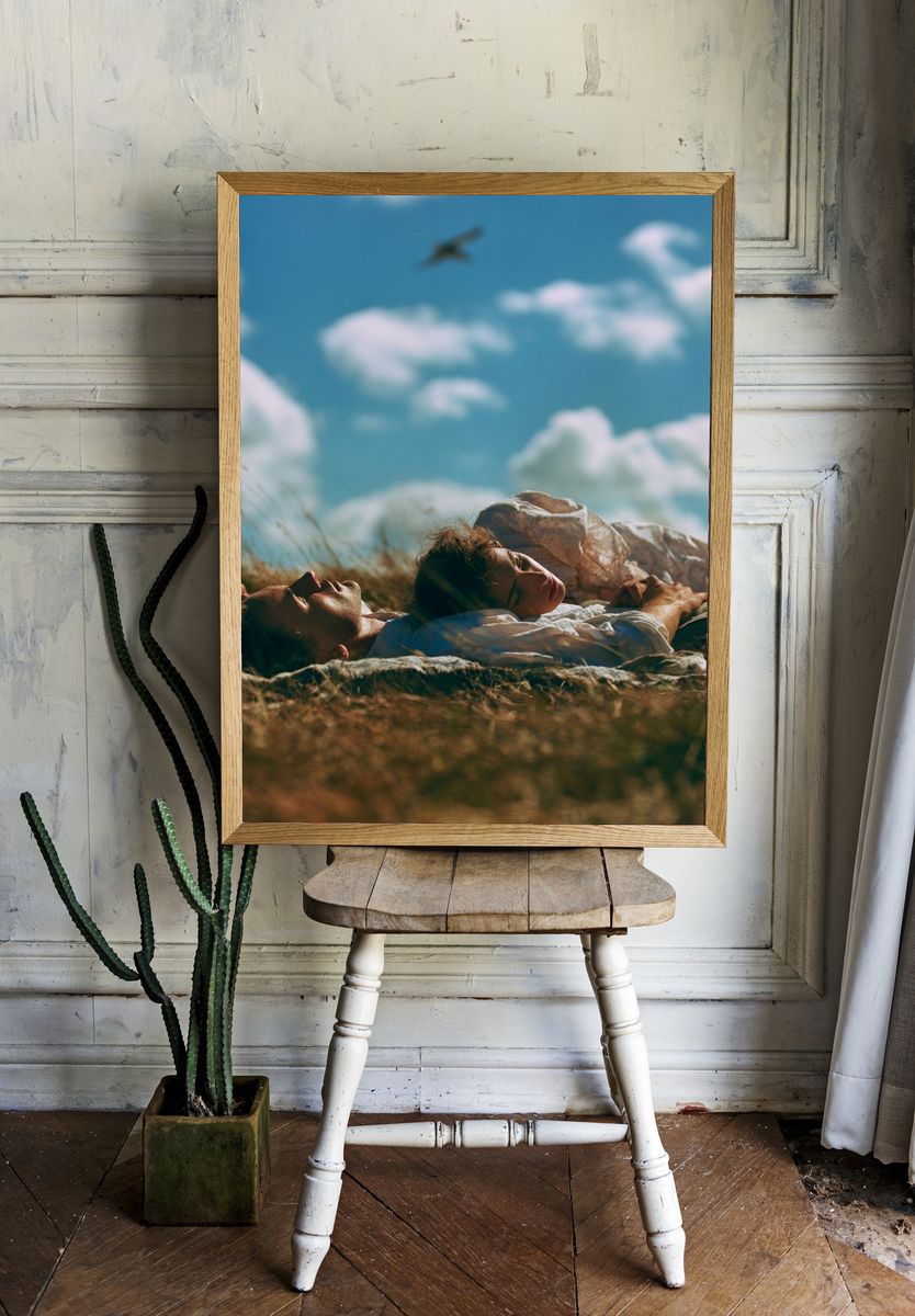Dreaming Field Portrait Poster. room preview