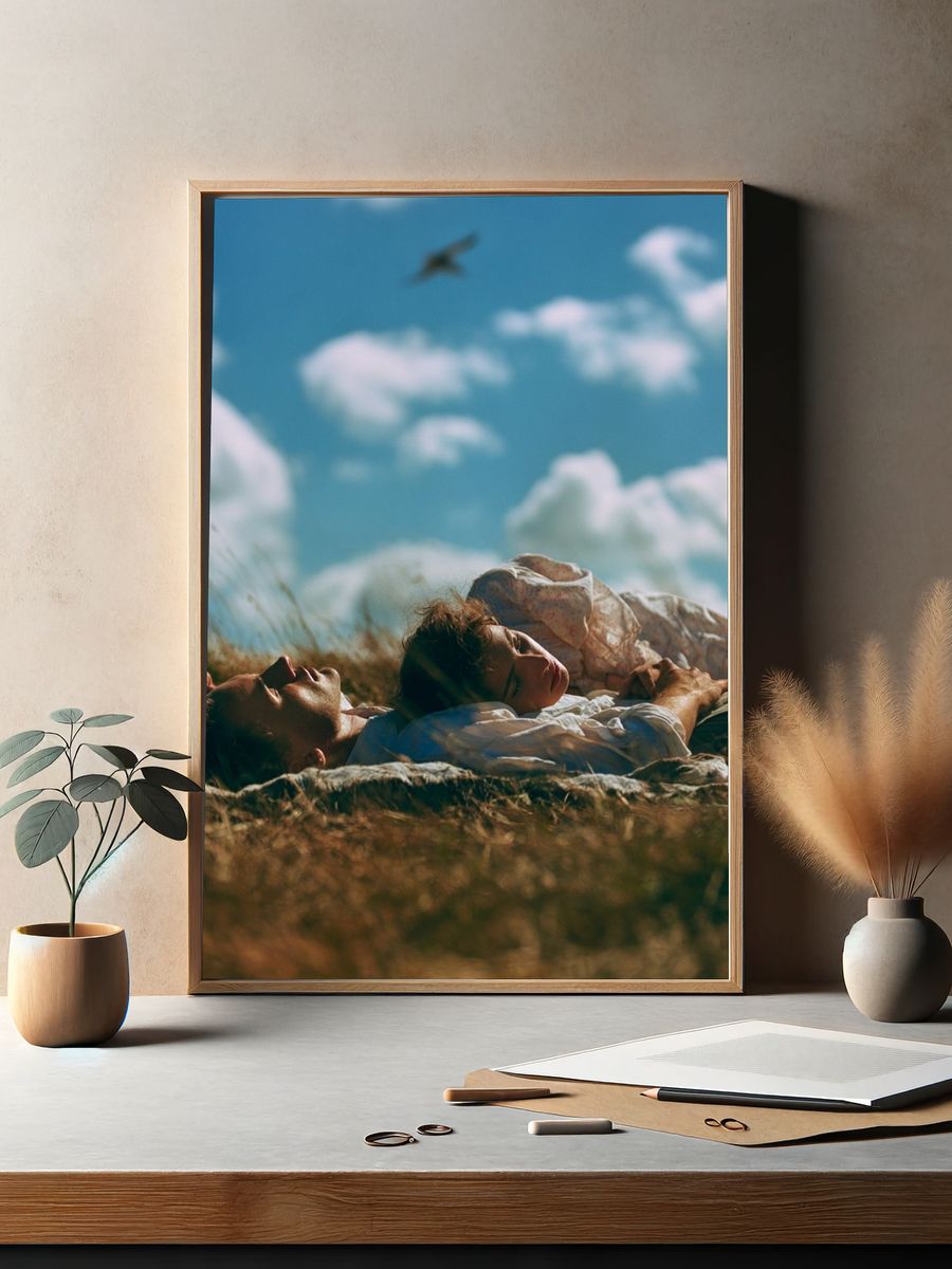 Dreaming Field Portrait Poster. — room view 2