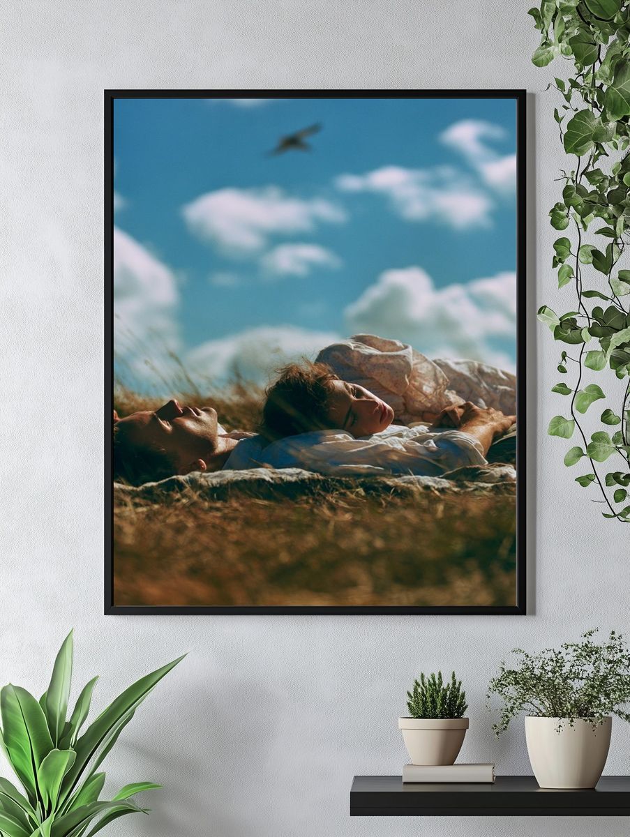 Dreaming Field Portrait Poster. — room view 4