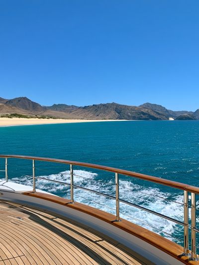 Luxury Yacht Coastal View Poster.