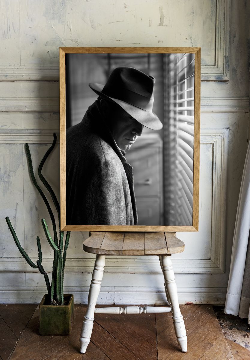 Noir Detective Portrait Poster. room preview
