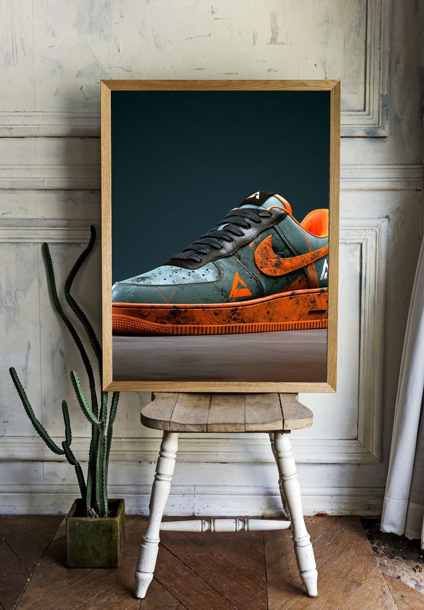 Urban Sneaker Photography Poster. room preview
