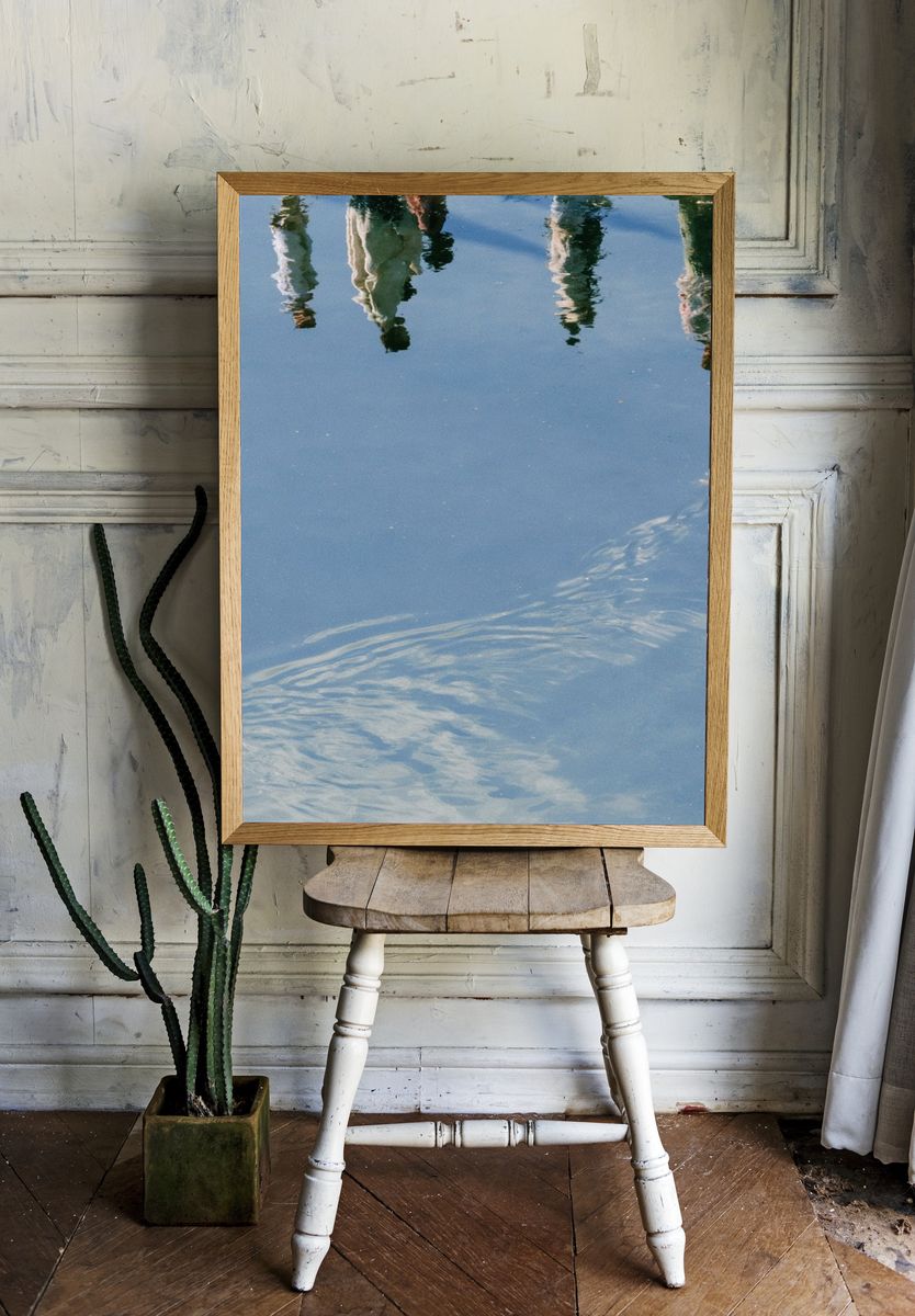 Water Reflections Photography Poster. room preview