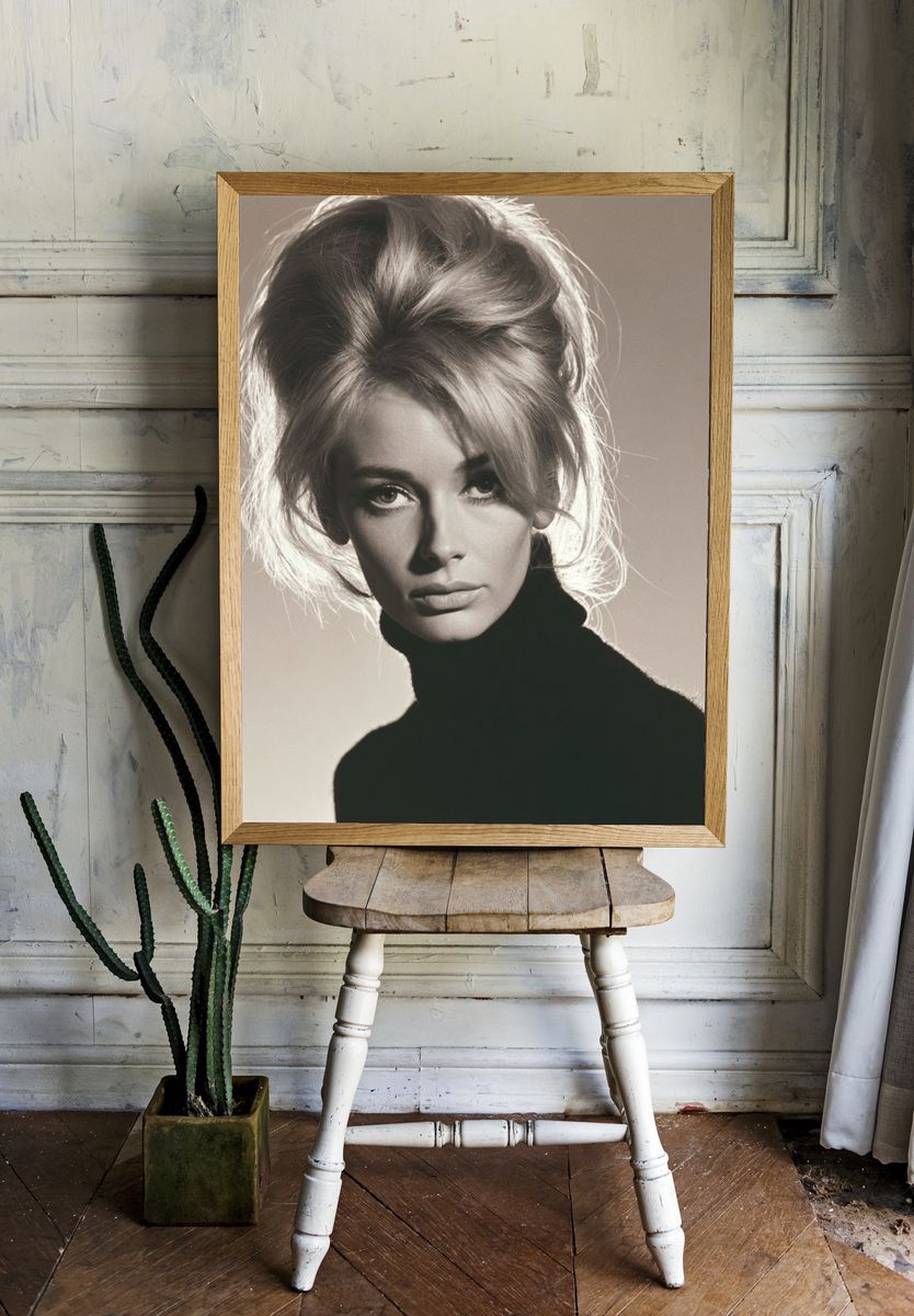 Classic Blonde Portrait Photography Poster. room preview