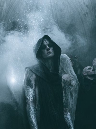 Dark Hooded Figures Photography Poster.