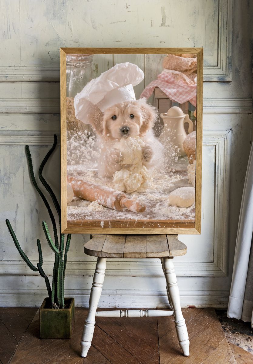 Baker Puppy Photography Poster. — room view 1