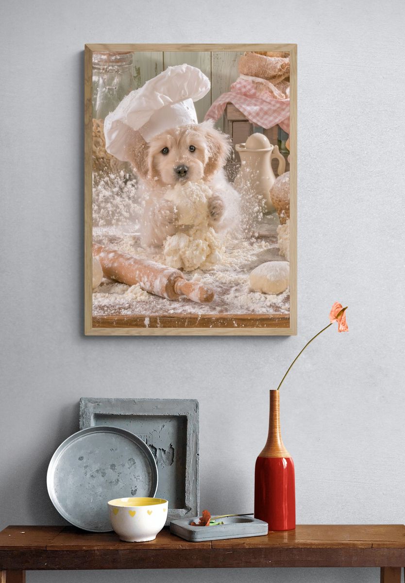 Baker Puppy Photography Poster. — room view 3
