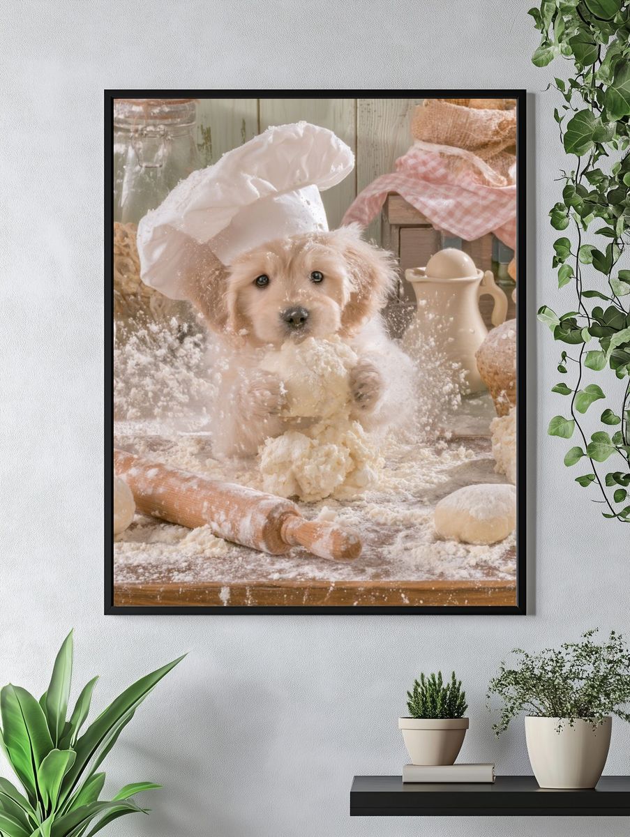Baker Puppy Photography Poster. — room view 4
