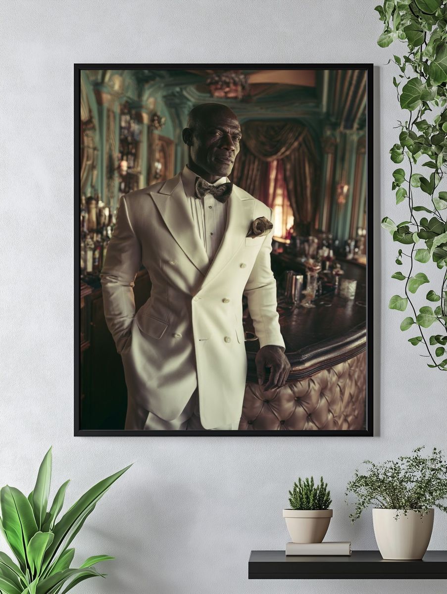 Elegant Gentleman Portrait Poster. — room view 4