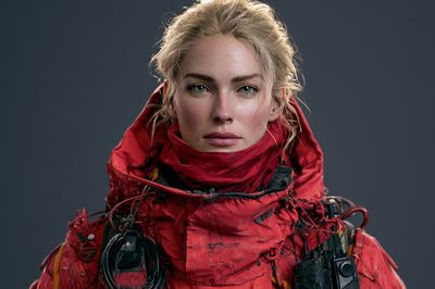 Red Expedition Portrait Poster.