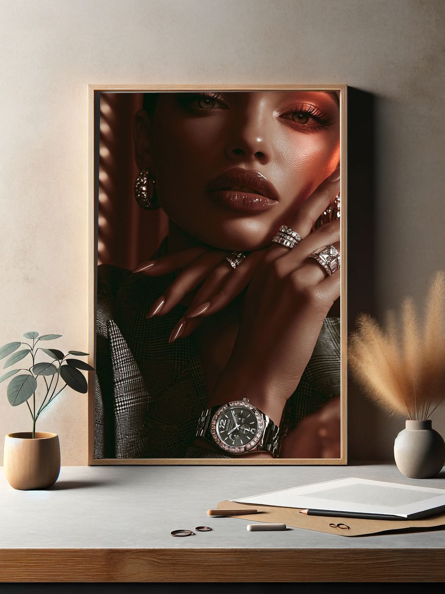 Luxury Portrait Photography Poster. — room view 2