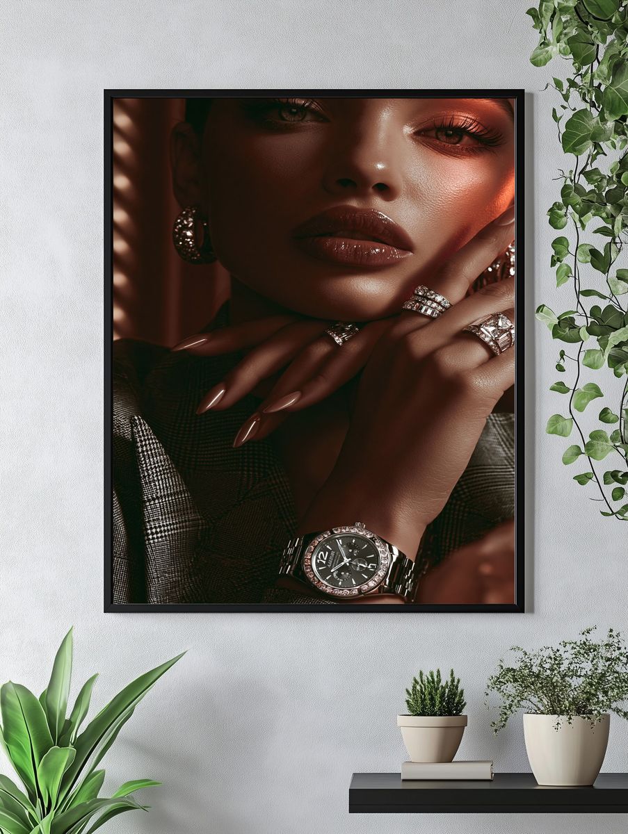 Luxury Portrait Photography Poster. — room view 4