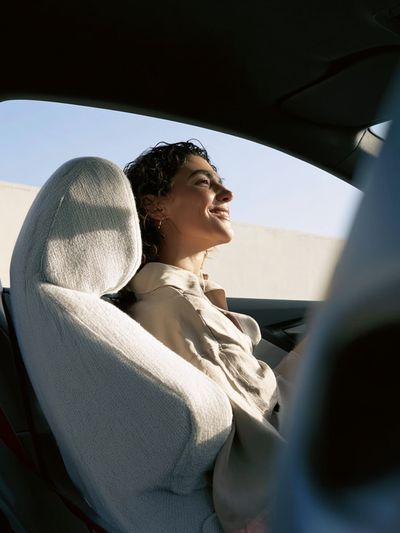 Sunlit Car Portrait Print.