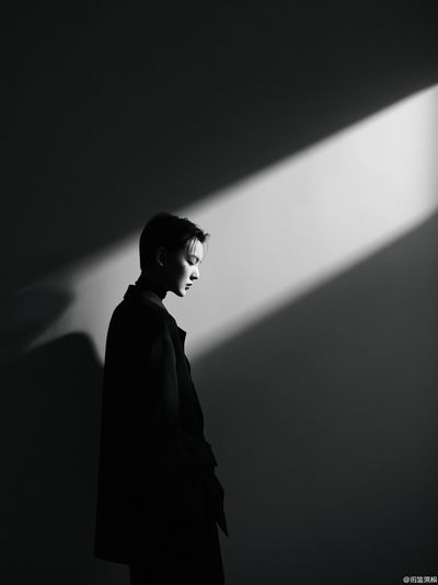 Moody Portrait in Light Poster.