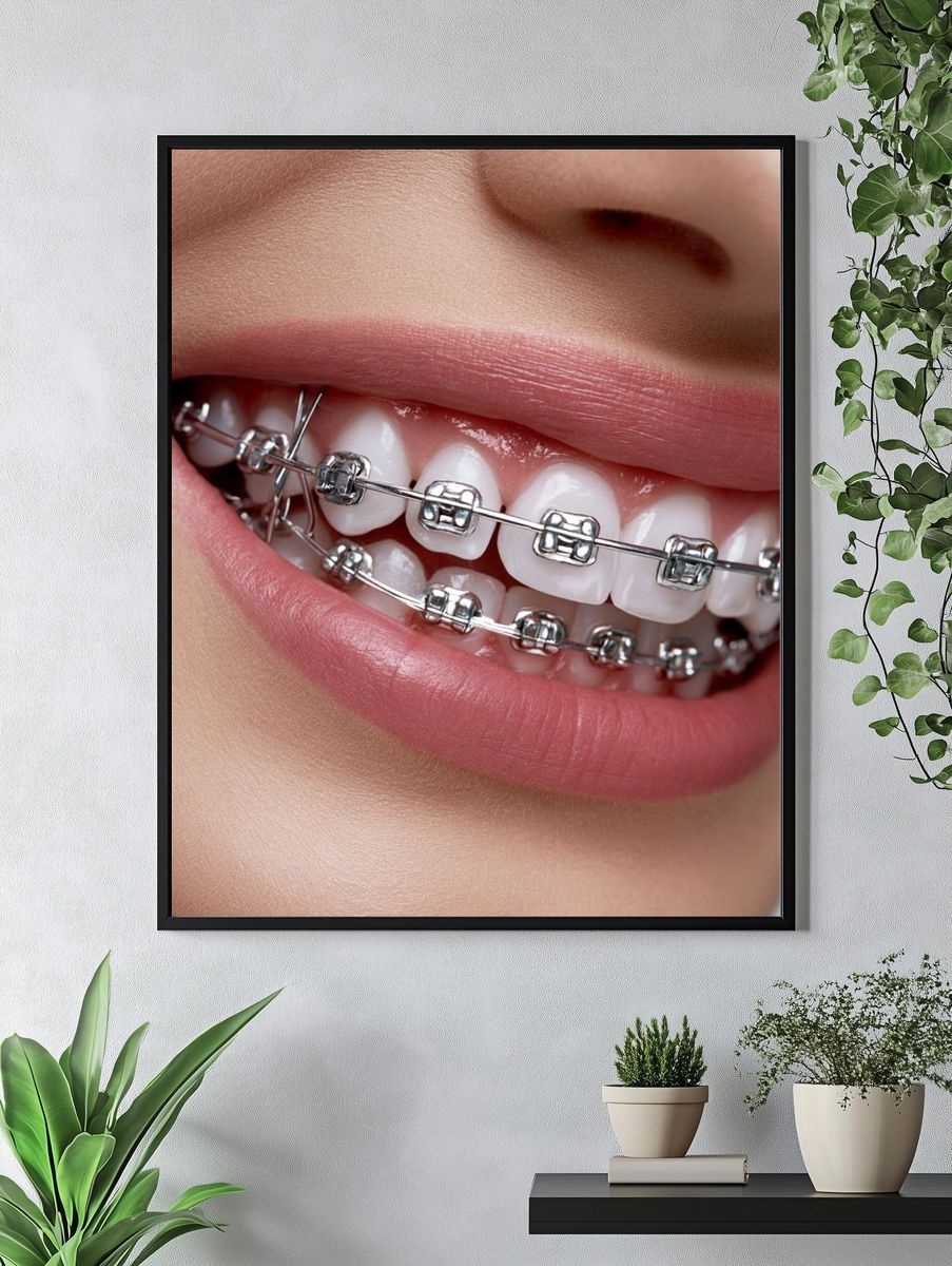 Braces Smile Photography Poster. — room view 4