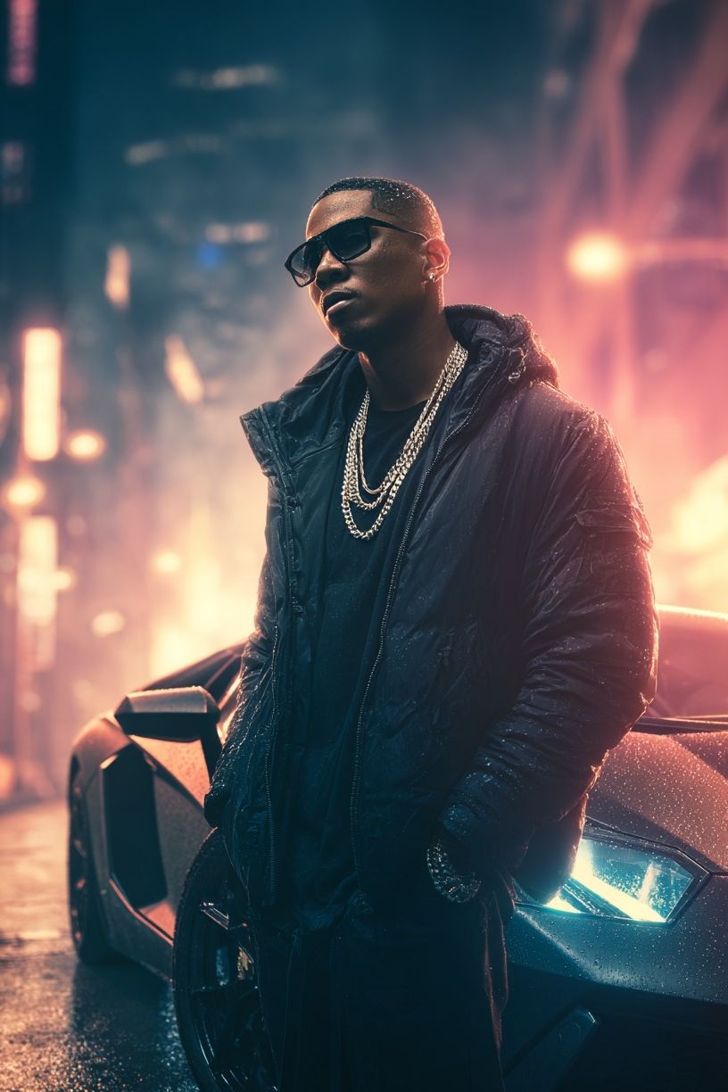 Urban Rap Star Photography Poster. poster — photography art