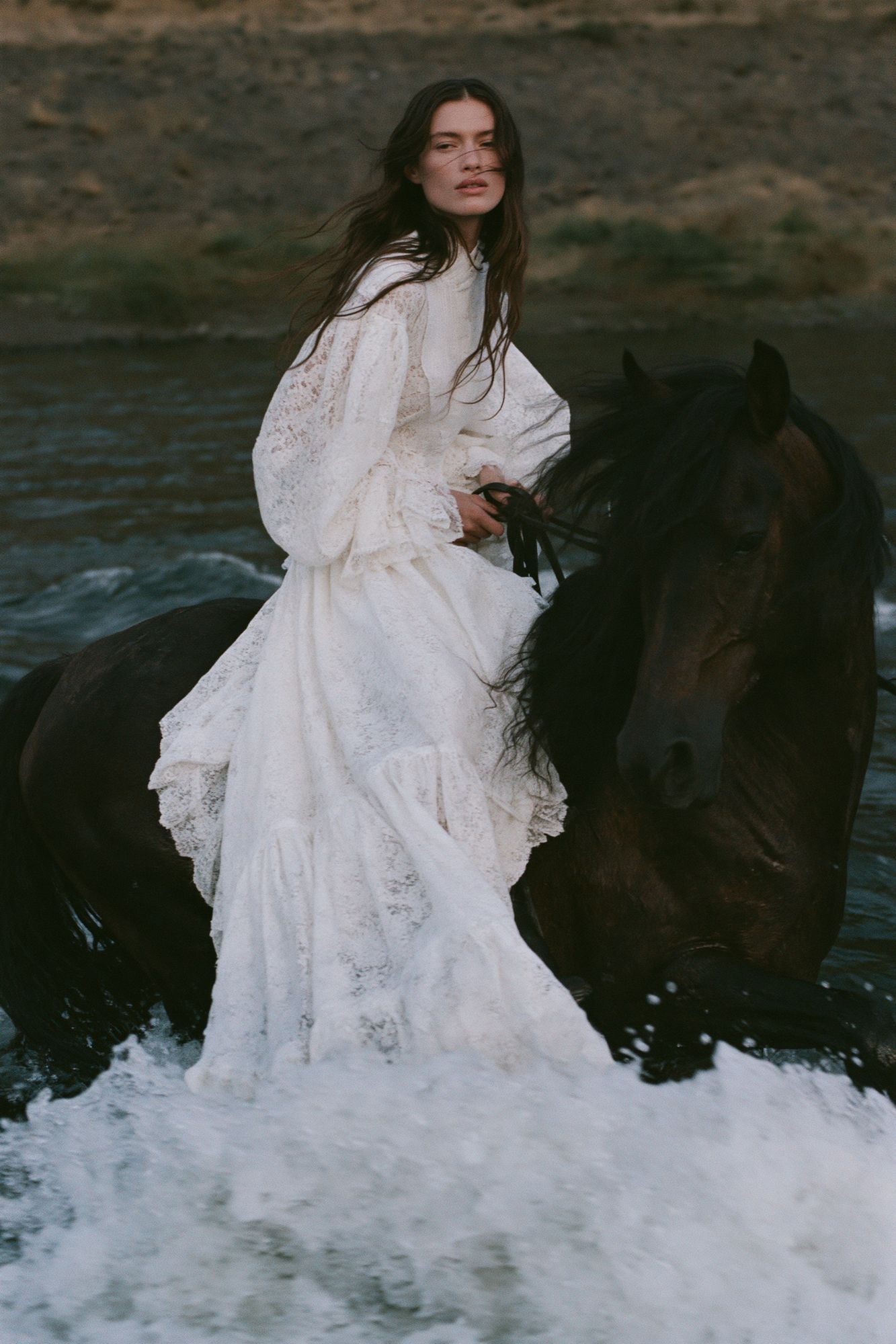 Woman on Horse Photography Poster. poster — photography art