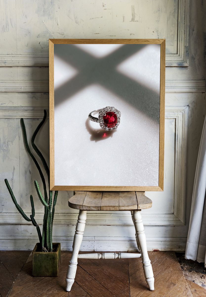 Ruby Ring Photography Poster. — room view 1