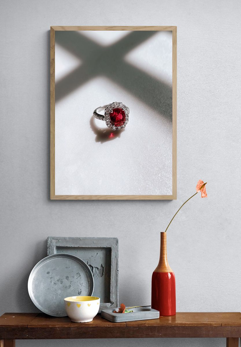 Ruby Ring Photography Poster. — room view 3