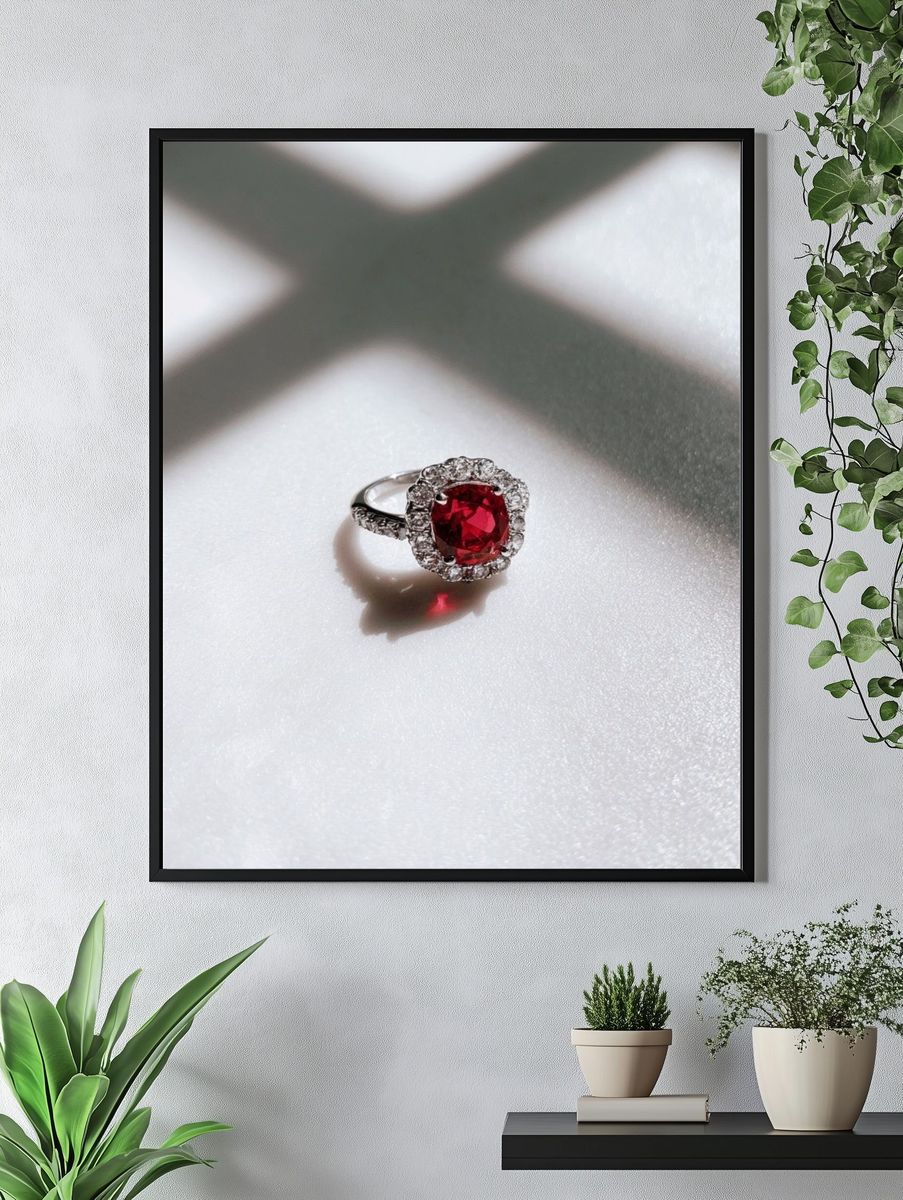 Ruby Ring Photography Poster. — room view 4