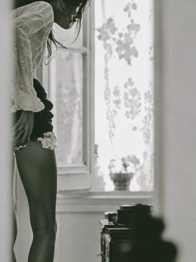 Moody Window Portrait Photography Poster. poster — photography art