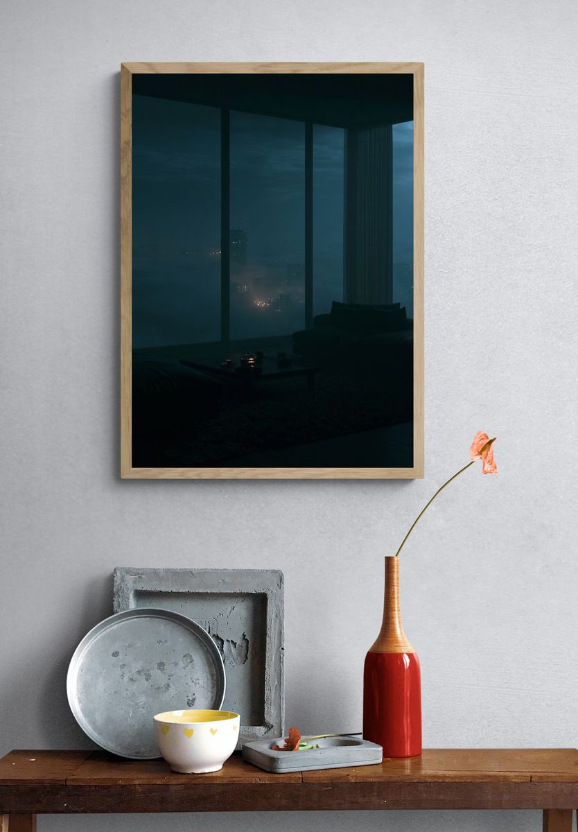 Modern Control Room Photography Poster. — room view 3