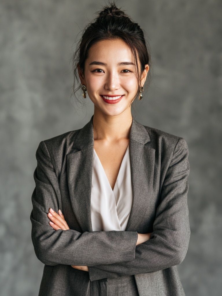 Confident Woman Portrait Poster. poster detail