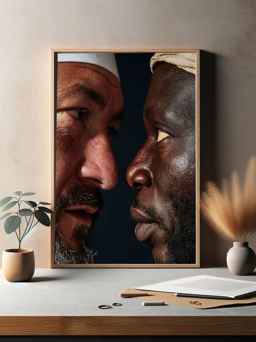 Intense Gaze — Portrait Photography Poster. — room view 2