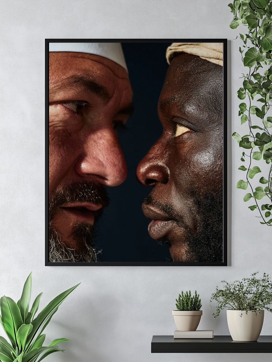 Intense Gaze — Portrait Photography Poster. — room view 4