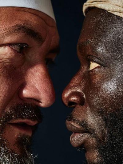 Intense Gaze — Portrait Photography Poster. poster