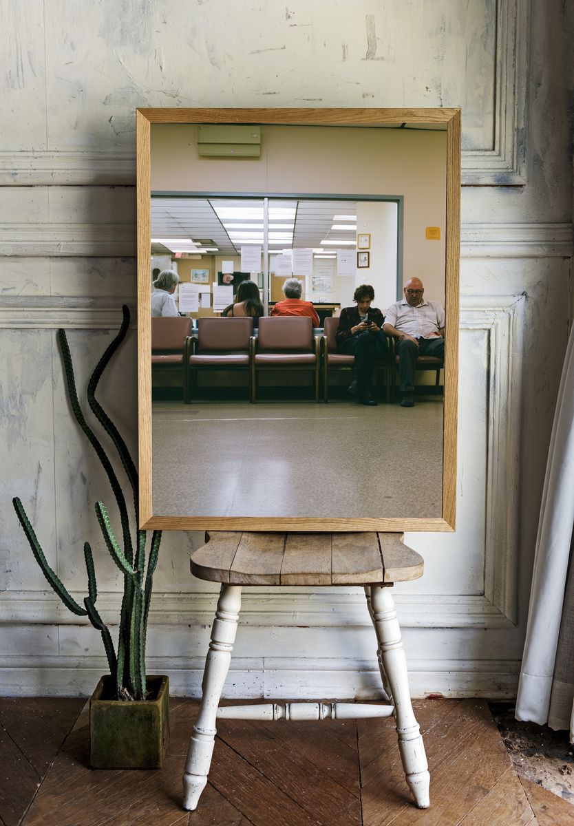 Waiting Room Scene Photography Poster. room preview