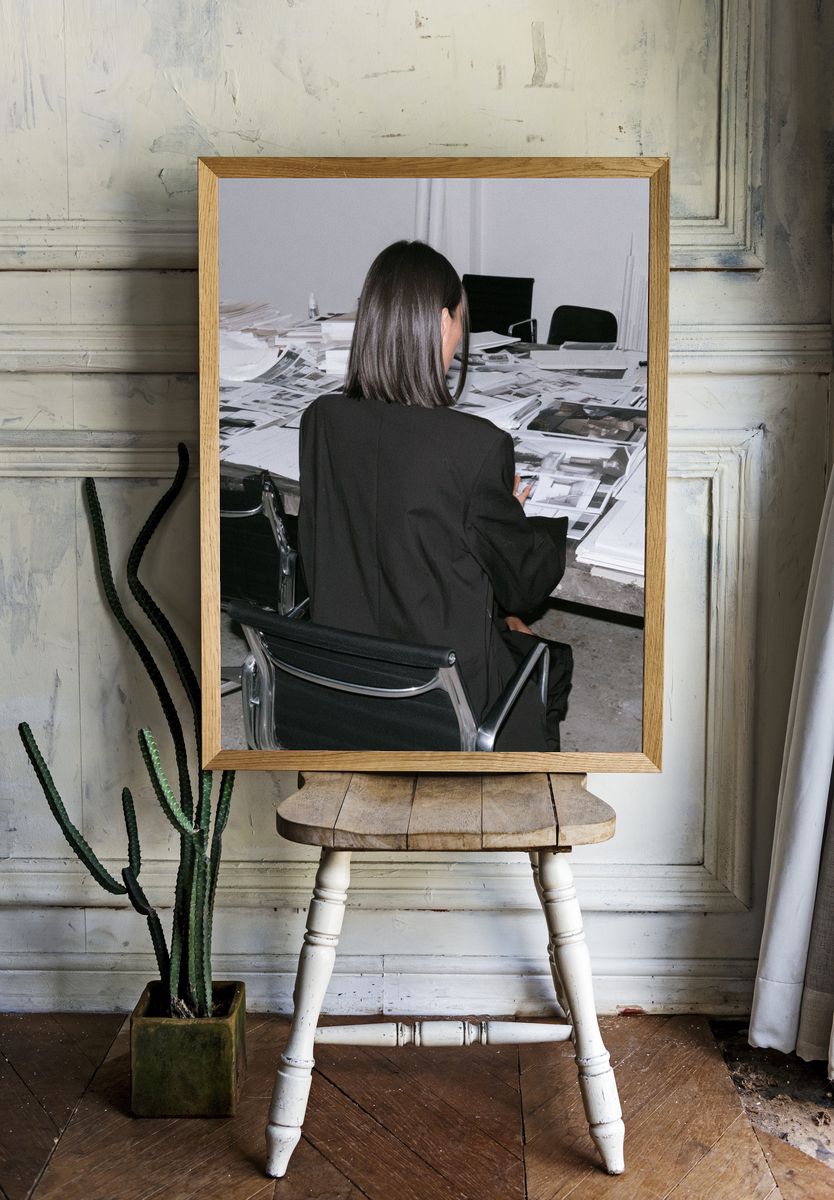 Creative Studio Portrait Photography Poster. room preview