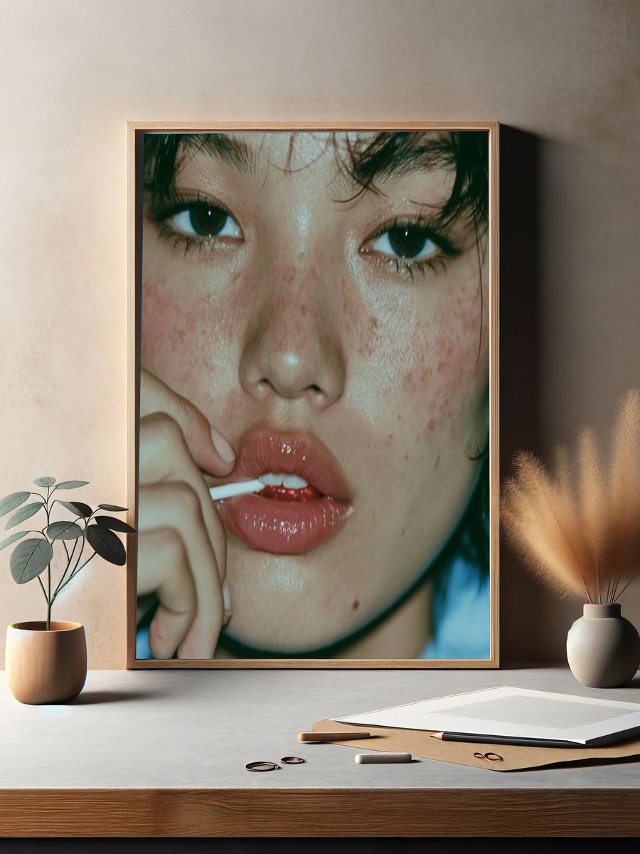 Moody Portrait Photography Poster. — room view 2