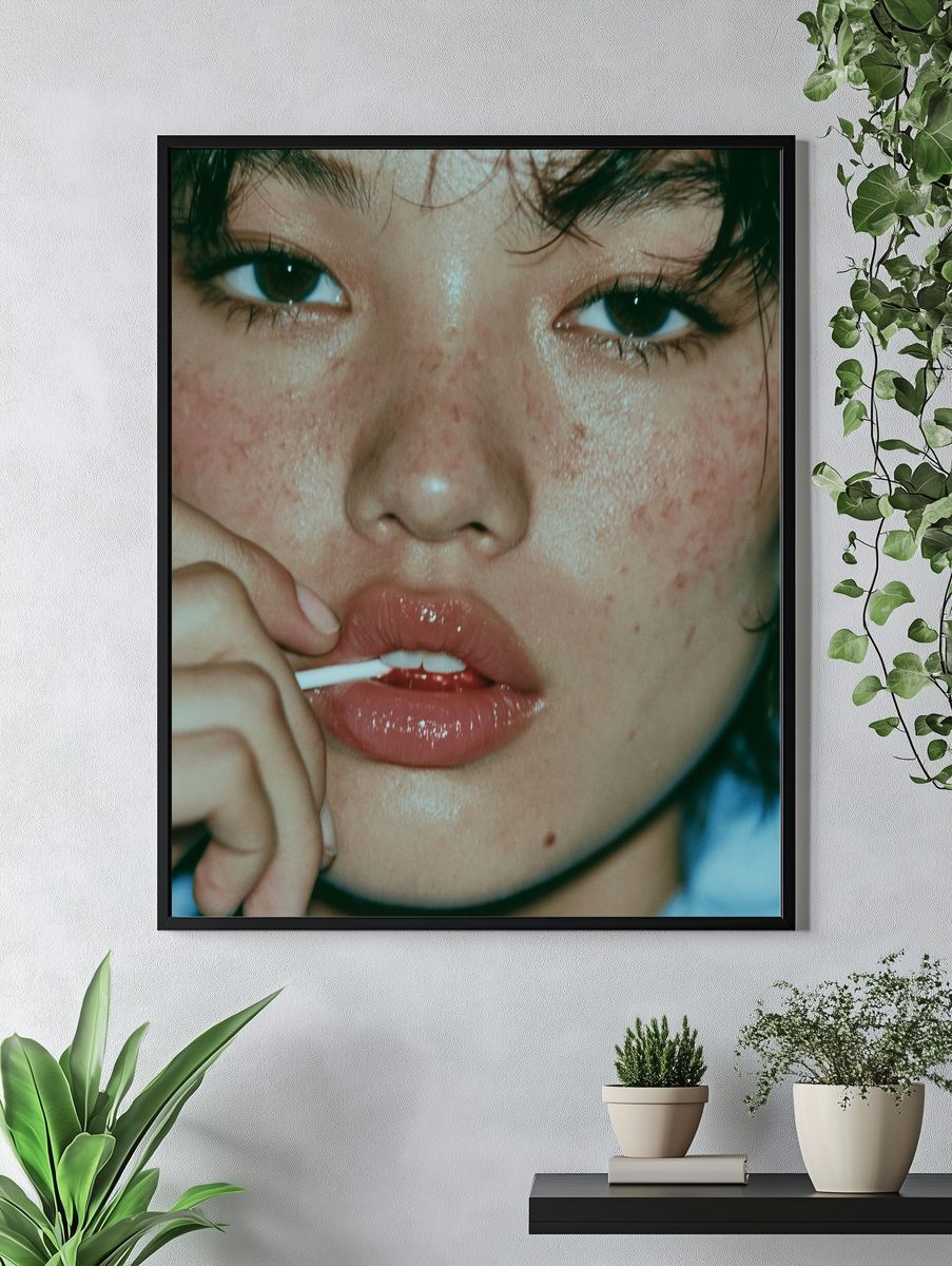 Moody Portrait Photography Poster. — room view 4