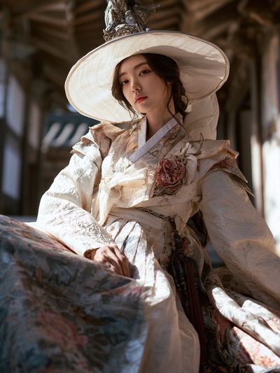 Hanbok Portrait Fashion Poster.