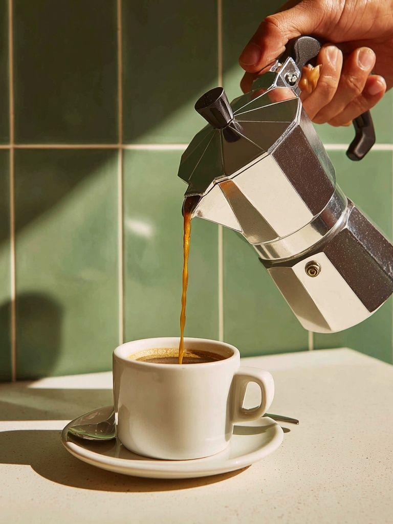 Morning Espresso Coffee Photography Poster. poster detail