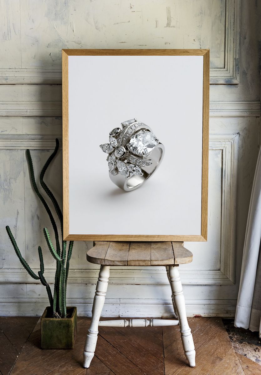 Diamond Ring Photography Poster. room preview