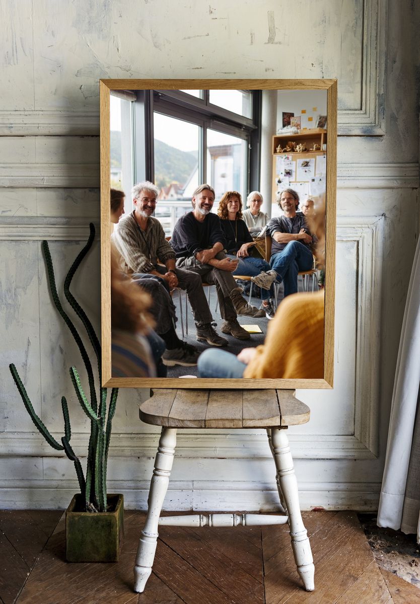 Creative Workshop Gathering Photography Poster. — room view 1