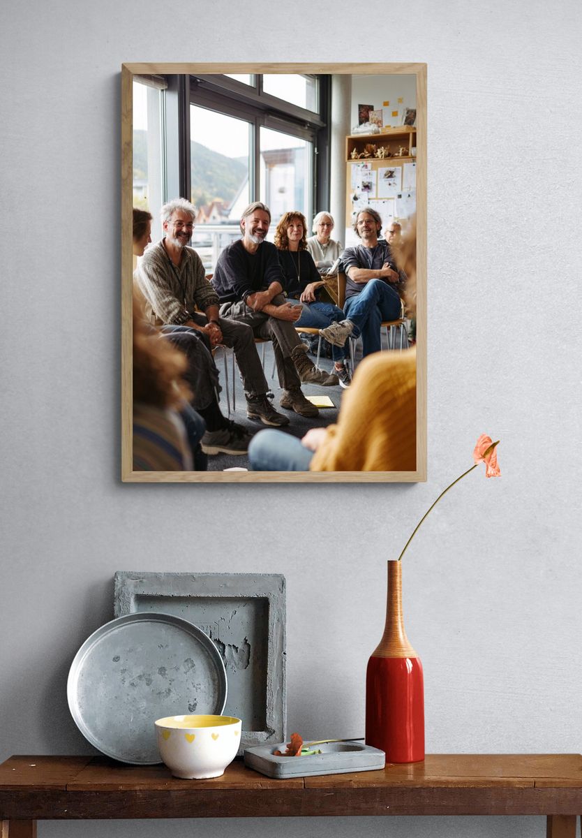 Creative Workshop Gathering Photography Poster. — room view 3